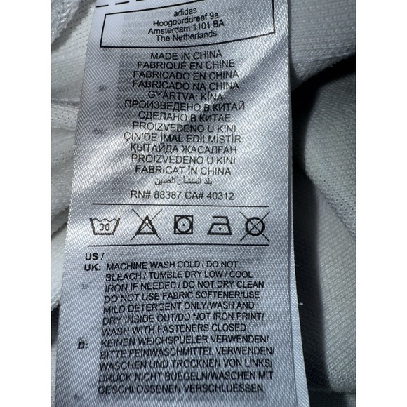 Adidas x Jeremy Scott White Mono Wide Track Pants Sz XL Colorful Graffiti‎  Y2K - Picture 11 of 15